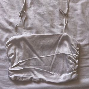 Zara Satin Crop Top